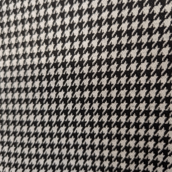 TWIK HOUNDSTOOTH PATTERN MIDI DRESS SIZE X SMALL - Picture 4 of 5